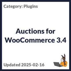 Auctions for WooCommerce