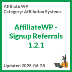 AffiliateWP - Signup Referrals