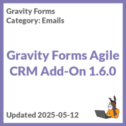 Gravity Forms Agile CRM Add-On
