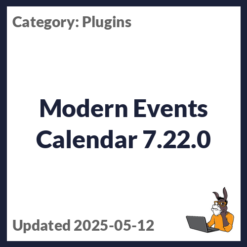 Modern Events Calendar