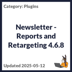 Newsletter - Reports and Retargeting