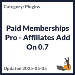 Paid Memberships Pro - Affiliates Add On