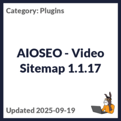 AIOSEO - Video Sitemap