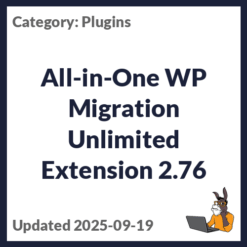 All-in-One WP Migration Unlimited Extension