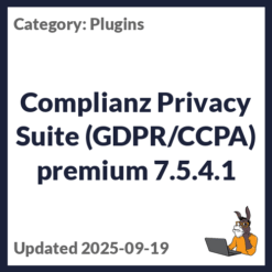 Complianz Privacy Suite (GDPR/CCPA) premium