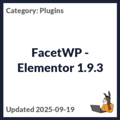 FacetWP - Elementor