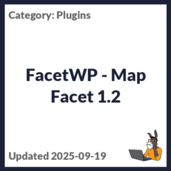 FacetWP - Map Facet