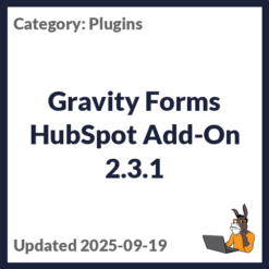 Gravity Forms HubSpot Add-On