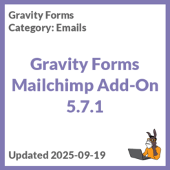 Gravity Forms Mailchimp Add-On