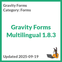 Gravity Forms Multilingual