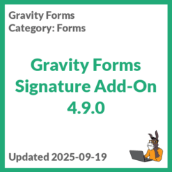 Gravity Forms Signature Add-On