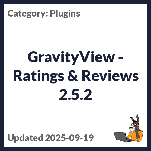 GravityView - Ratings & Reviews