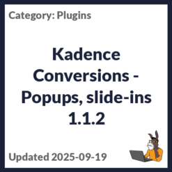 Kadence Conversions - Popups, slide-ins