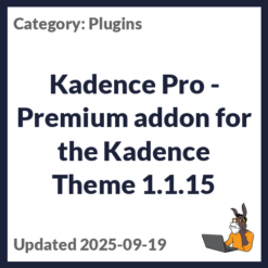 Kadence Pro - Premium addon for the Kadence Theme