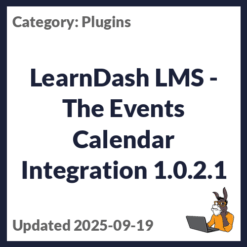 LearnDash LMS - The Events Calendar Integration