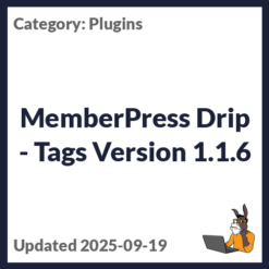MemberPress Drip - Tags Version
