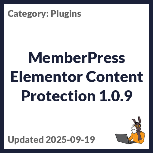 MemberPress Elementor Content Protection