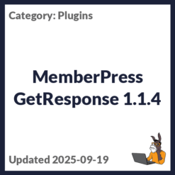 MemberPress GetResponse