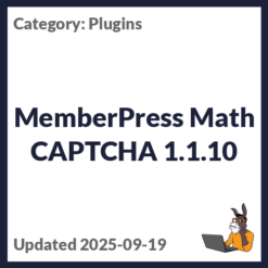 MemberPress Math CAPTCHA