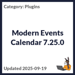 Modern Events Calendar