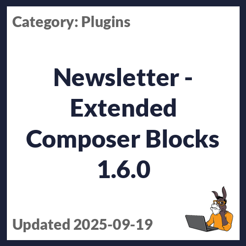 Newsletter - Extended Composer Blocks