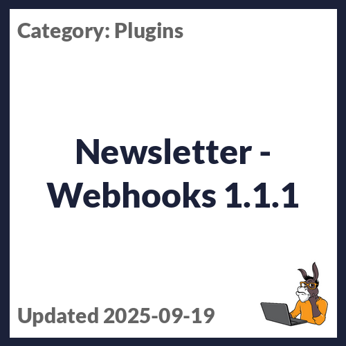 Newsletter - Webhooks