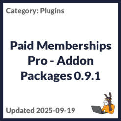 Paid Memberships Pro - Addon Packages