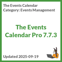 The Events Calendar Pro