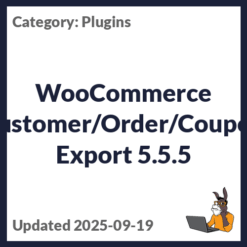 WooCommerce Customer/Order/Coupon Export