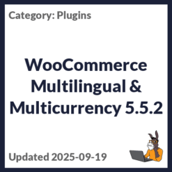 WooCommerce Multilingual & Multicurrency