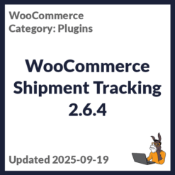 WooCommerce Shipment Tracking
