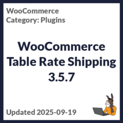 WooCommerce Table Rate Shipping