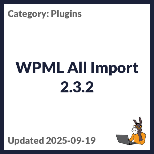 WPML All Import