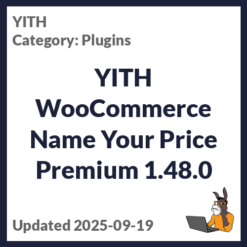 YITH WooCommerce Name Your Price Premium
