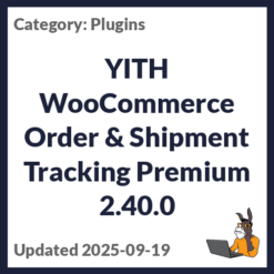 YITH WooCommerce Order & Shipment Tracking Premium