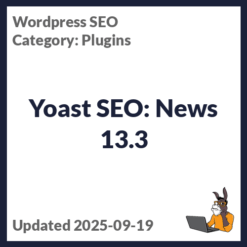 Yoast SEO: News