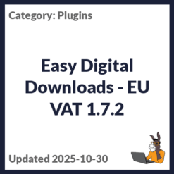 Easy Digital Downloads - EU VAT