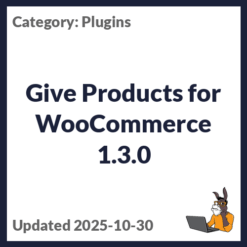 Give Products for WooCommerce