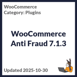 WooCommerce Anti Fraud
