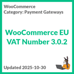 WooCommerce EU VAT Number