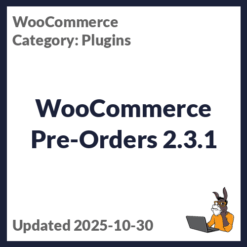 WooCommerce Pre-Orders