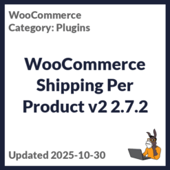 WooCommerce Shipping Per Product v2