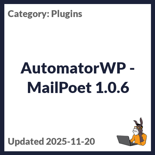 AutomatorWP - MailPoet
