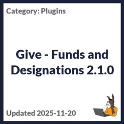 Give - Funds and Designations