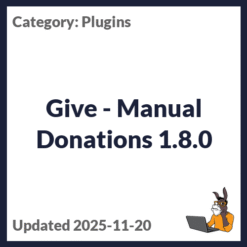 Give - Manual Donations