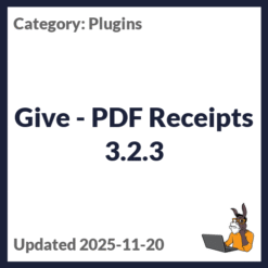 Give - PDF Receipts