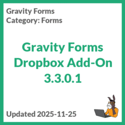 Gravity Forms Dropbox Add-On