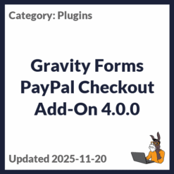 Gravity Forms PayPal Checkout Add-On