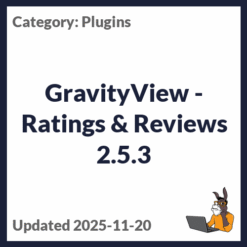 GravityView - Ratings & Reviews