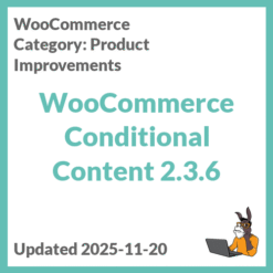 WooCommerce Conditional Content